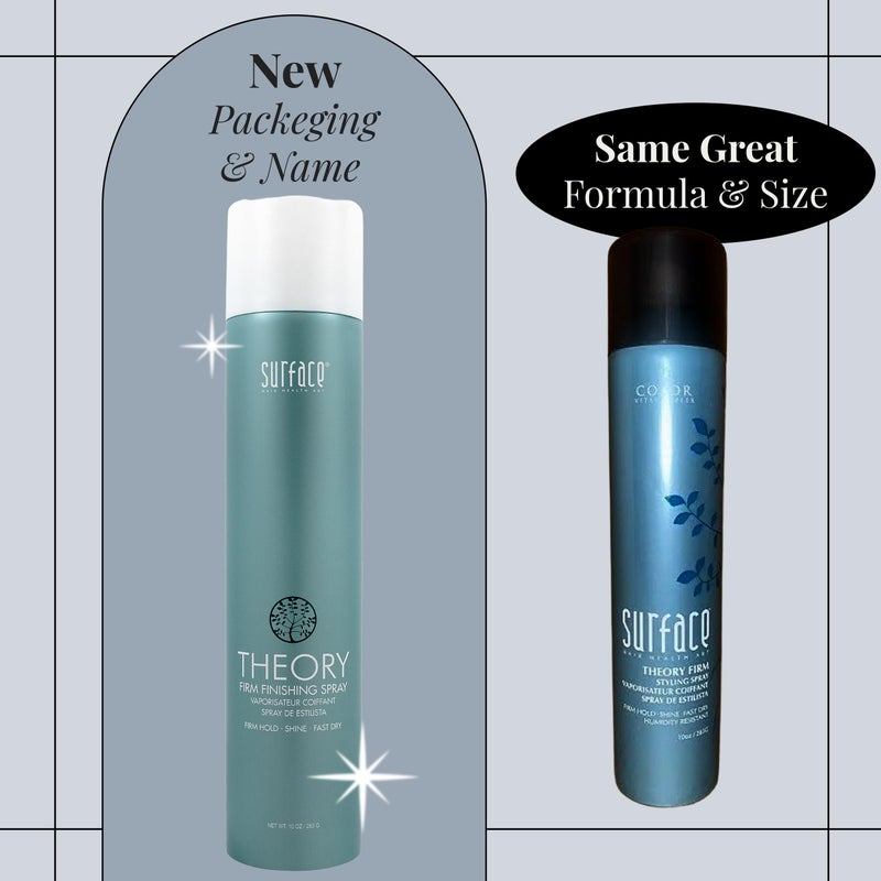 SURFACE Hair Theory Firm Finishing Spray, Strong Hold Styling Hairspray - All Day and Night Lasting Control,10 oz (Packaging may vary) - Image 2